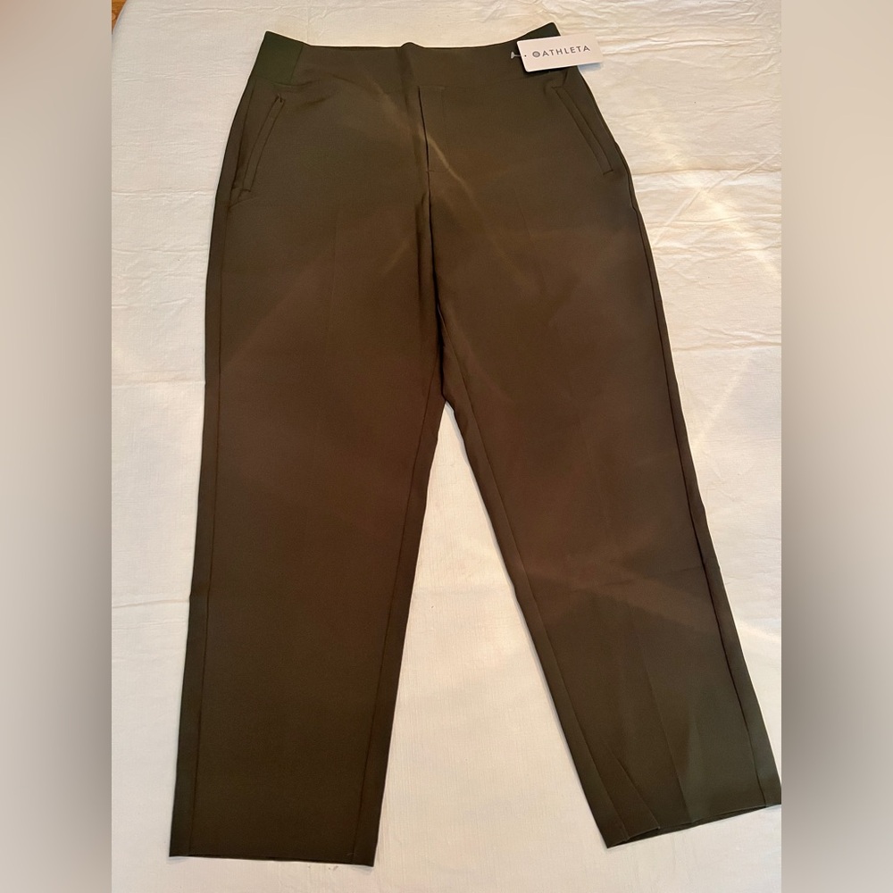 Athleta “Endless Pant” Khaki Green Pants